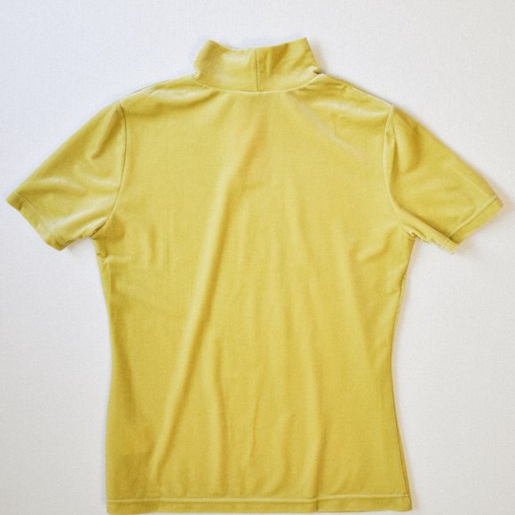 Vintage Velvet Mockneck Tshirt - Picture 3 of 5